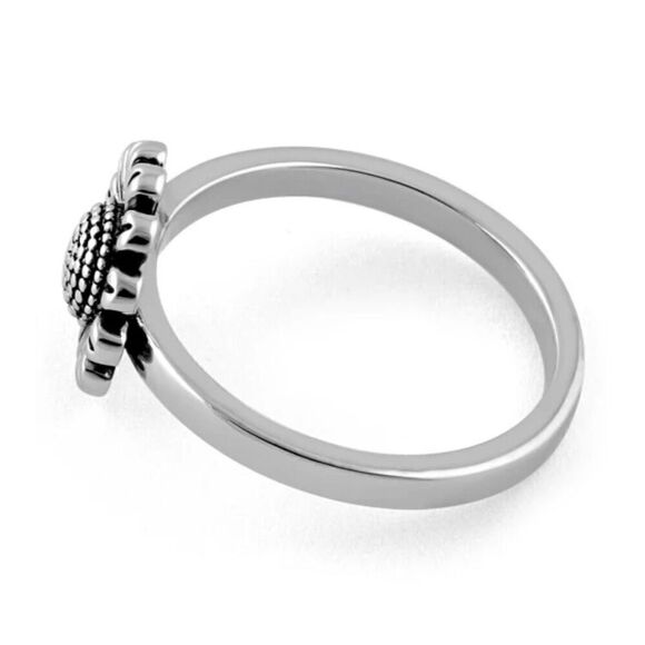 New Sterling Silver Sun Flower Ring - Picture 4 of 4